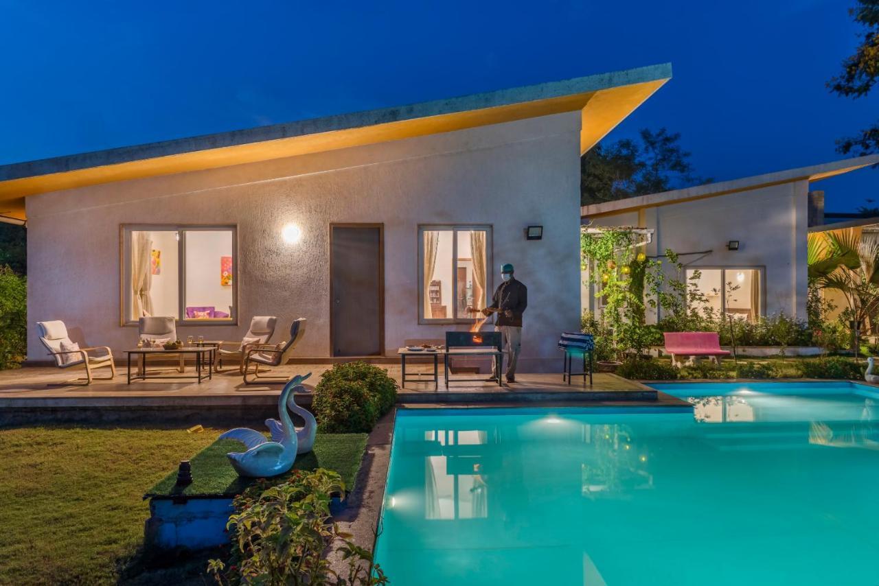 Saffronstays Roselle, Malavli - Pet-Friendly Pool Villa With Modern Interiors Lonavala Luaran gambar